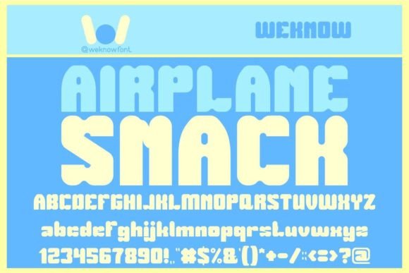 Airplane Snack Font Review: Adding Quirky Charm to Brand Identity