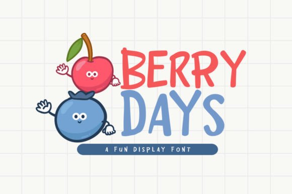 Berry Days Font: Playful Editorial Typography
