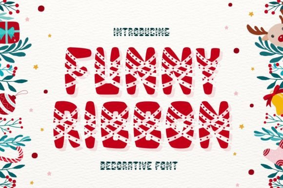 Funny Ribbon: A Playful Display Font for Scroll-Stopping Marketing Content