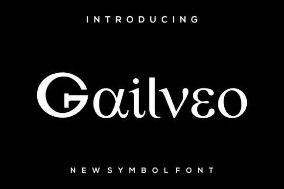 Gailveo Font: Elevate Digital Campaigns with Unique Display Type