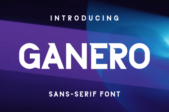Ganero Font: A Distinct Display Typeface for Web Design