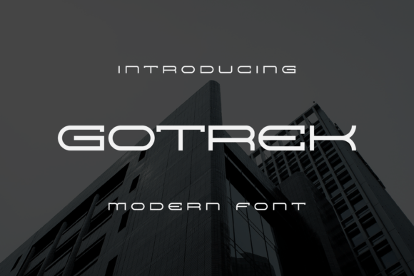 Gotrek Font: A Display Typeface for Modern Branding