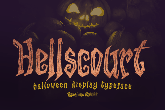 Hellscourt Font: Testing a Spooky Display Typeface