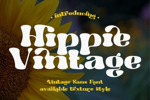 Hippie Vintage: A Retro Display Font That Elevates Brand Identity