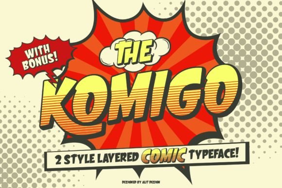 Komigo Font: Bold Display Typography for Digital Campaigns