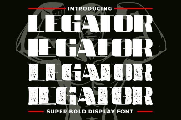 Legator: A Bold Display Font for Modern Editorial Design
