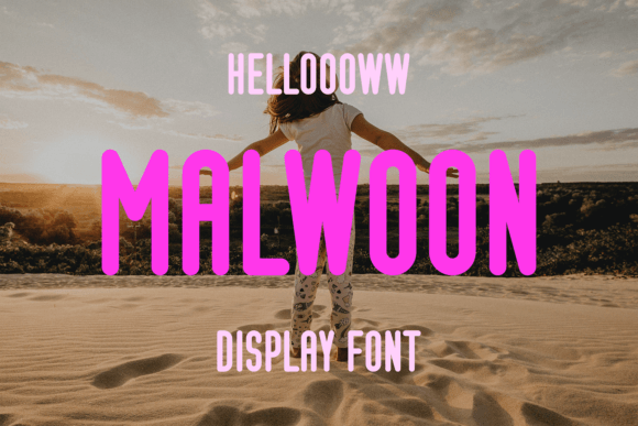 Malwoon Font: Elevate Digital Campaign Visuals