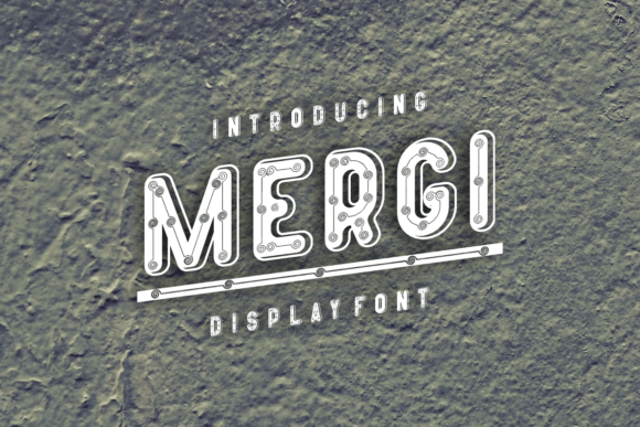 Mergi: A Cool Display Font That Elevates Brand Identity Projects