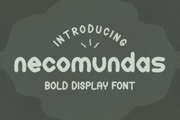 Necomundas Font: A Display Typeface for Web Design