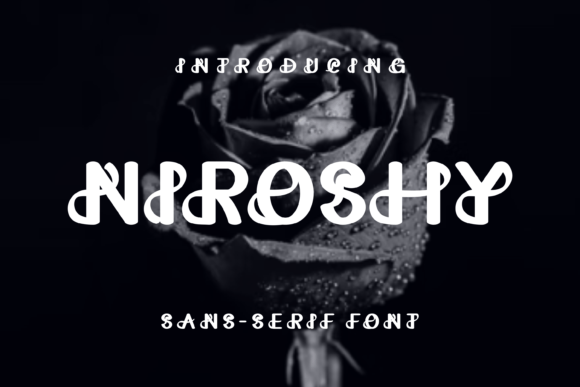 Niroshy Font: A Display Typeface for Editorial Design