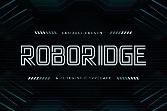Roboridge Font: A Futuristic Display Typeface for Bold Branding