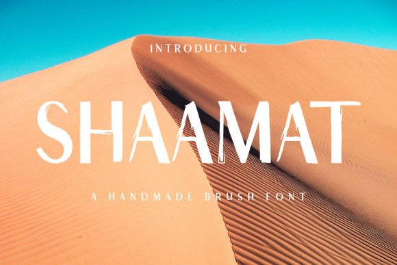 Shaamat Font: Elevating Editorial Design with Unique Display Type