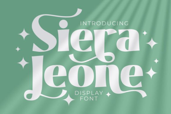 Siera Leone: A Bold Display Font That Elevates Editorial Design