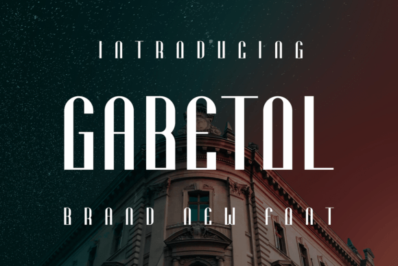 Testing Gabetol: A Unique Display Font for Branding
