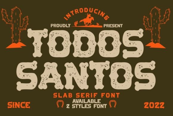 Todos Santos: A Display Font That Elevates Brand Identity with Style