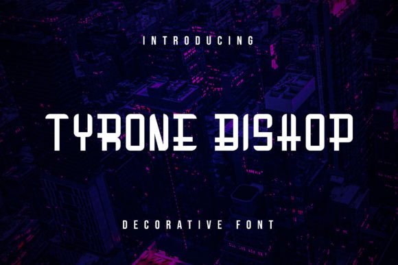 Tyrone Bishop Font: A Modern Display Typeface for Web Design