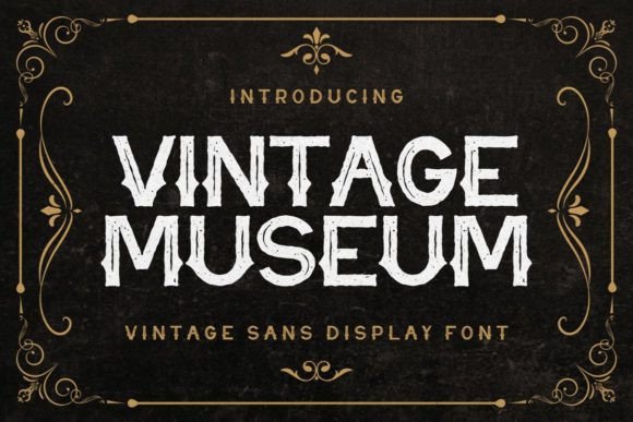 Vintage Museum: A Display Font That Elevates Campaign Visuals with Retro Charm