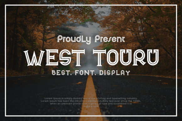 West Touru Font: Testing a Bold Display Typeface for Web