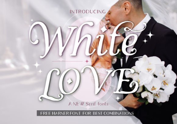 White Love Font: Elegant Display Typography for Editorial Design